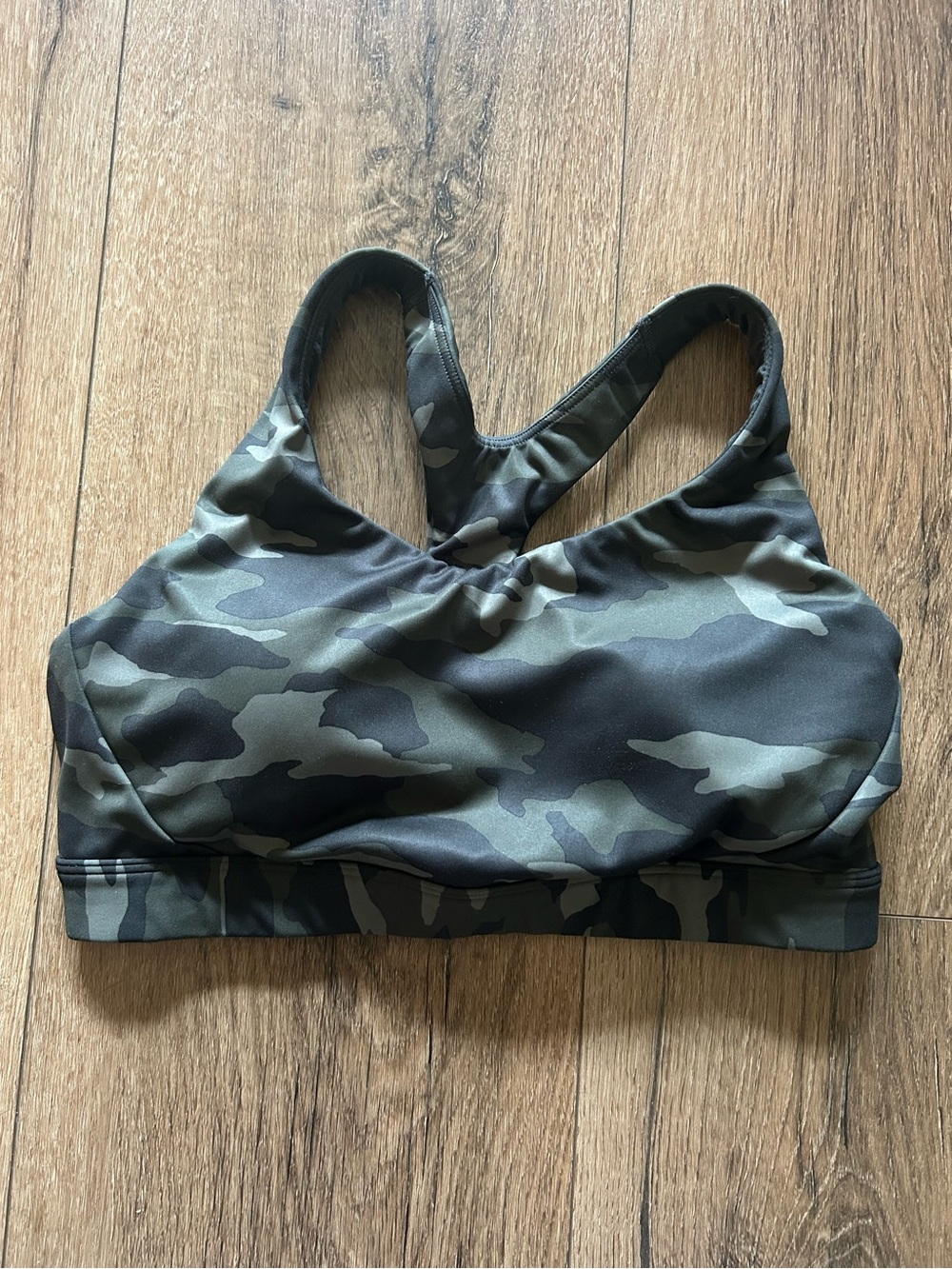 Athleta camo sports bra